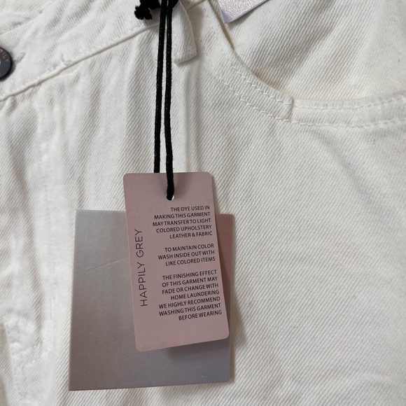 NWT Happily Grey White Denim Midi Skirt - Picture 6 of 14